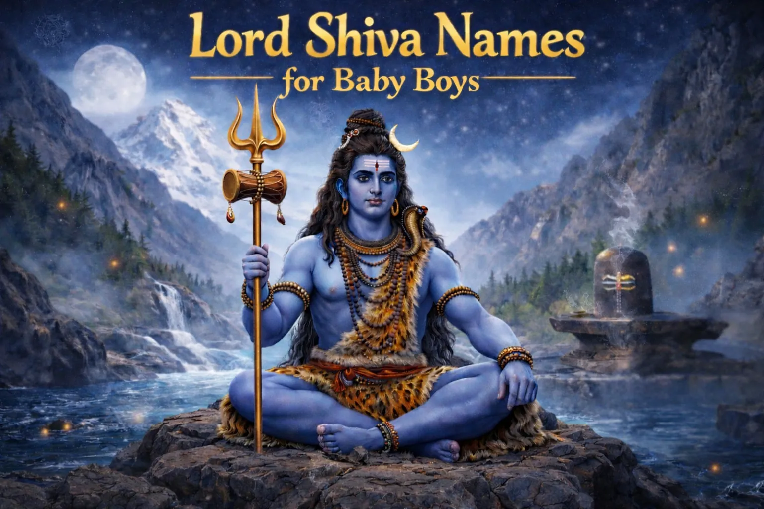 150 Lord Shiva Names For Baby Boys