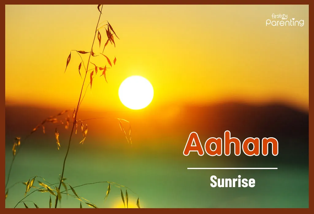 Ahann - Modern and Stylish Indian Baby Boy Names