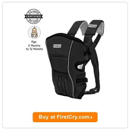 Babyhug Embrace 2 Way Baby Carrier With Detachable Bib