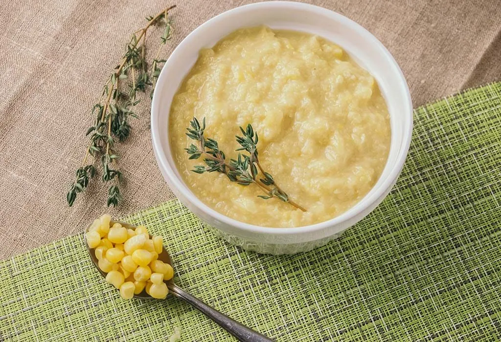 Corn and Cauliflower Puree