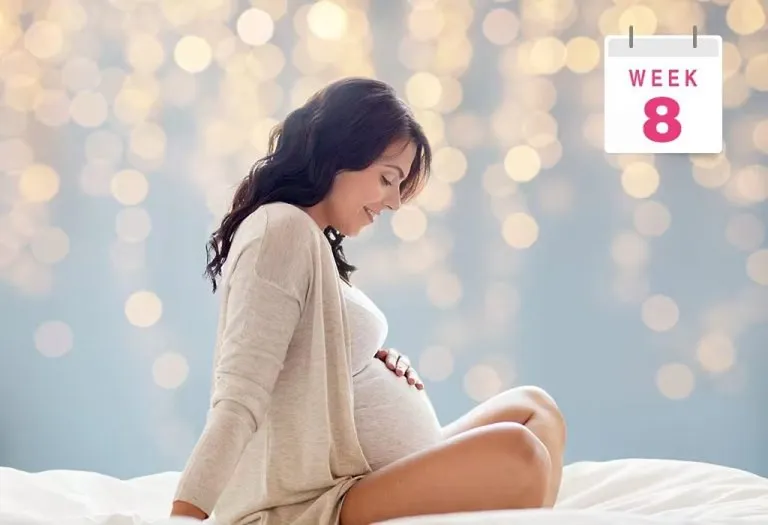 8 Weeks Pregnant: Ultrasound, Symptoms, & Belly Size
