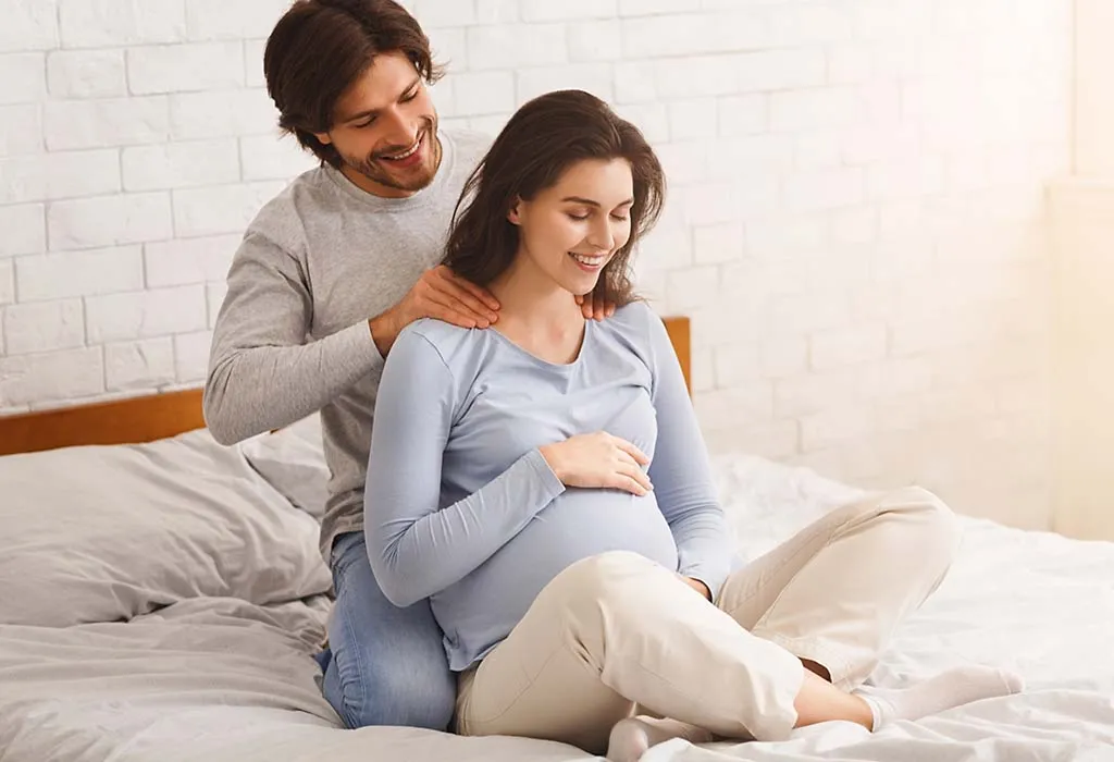 A loving message from a husband to his pregnant wife