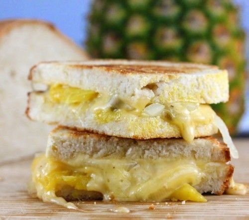 Cheese and Pineapple Sandwich