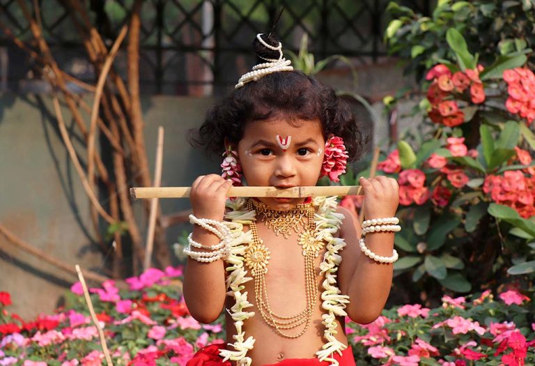 Celebrating Janmashtami With My Child