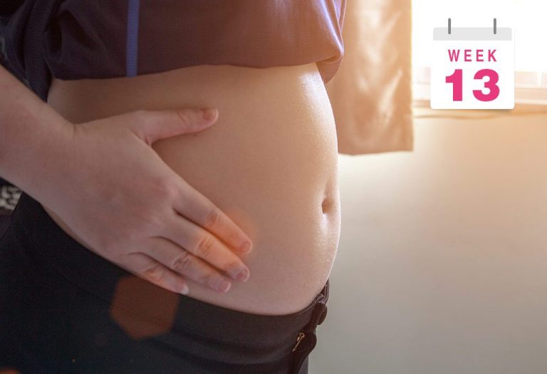 13 Weeks Pregnant: Symptoms, Ultrasound, & Belly Size