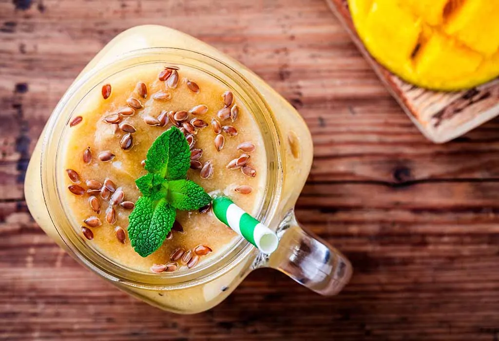 Pregnancy Safe Smoothie With Mango