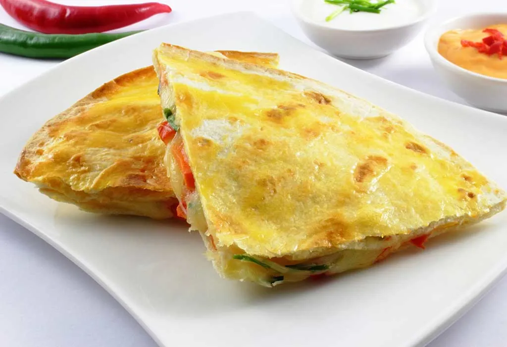 Veggie and Cheese Quesadillas