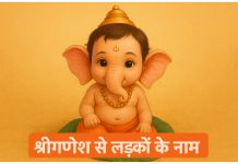 लड़कों के लिए भगवान गणेश के 150 नाम Shri Ganesha Se Ladkon ke Naam