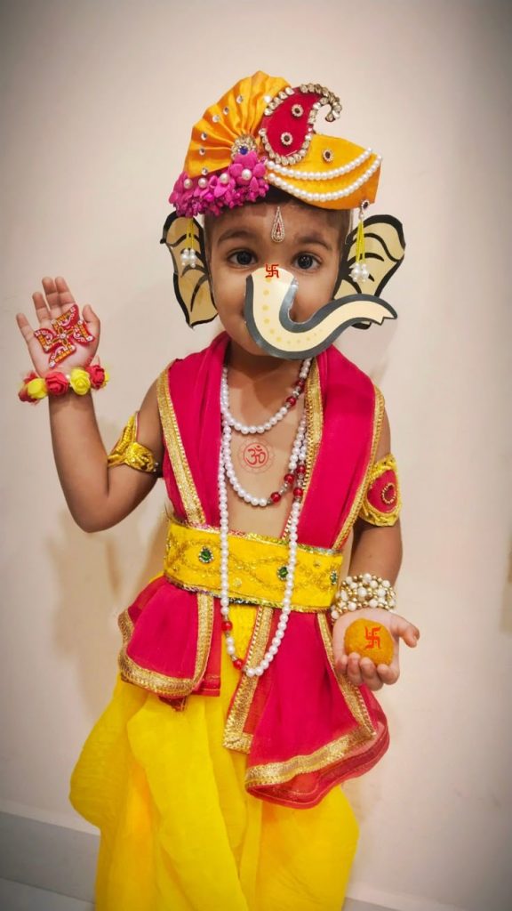 Dressing Up As Ganapati