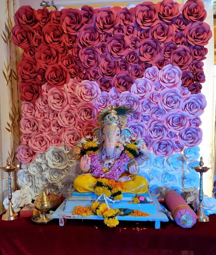 Flower Decoration for the Festival