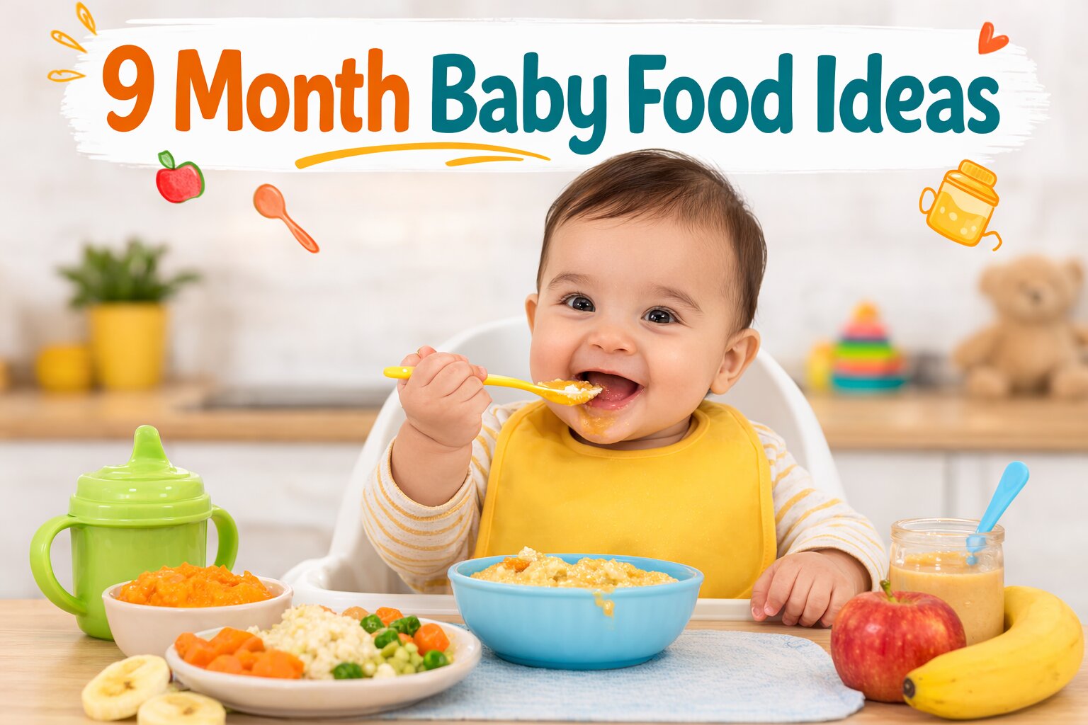 9 Month Baby Food Ideas With Chart