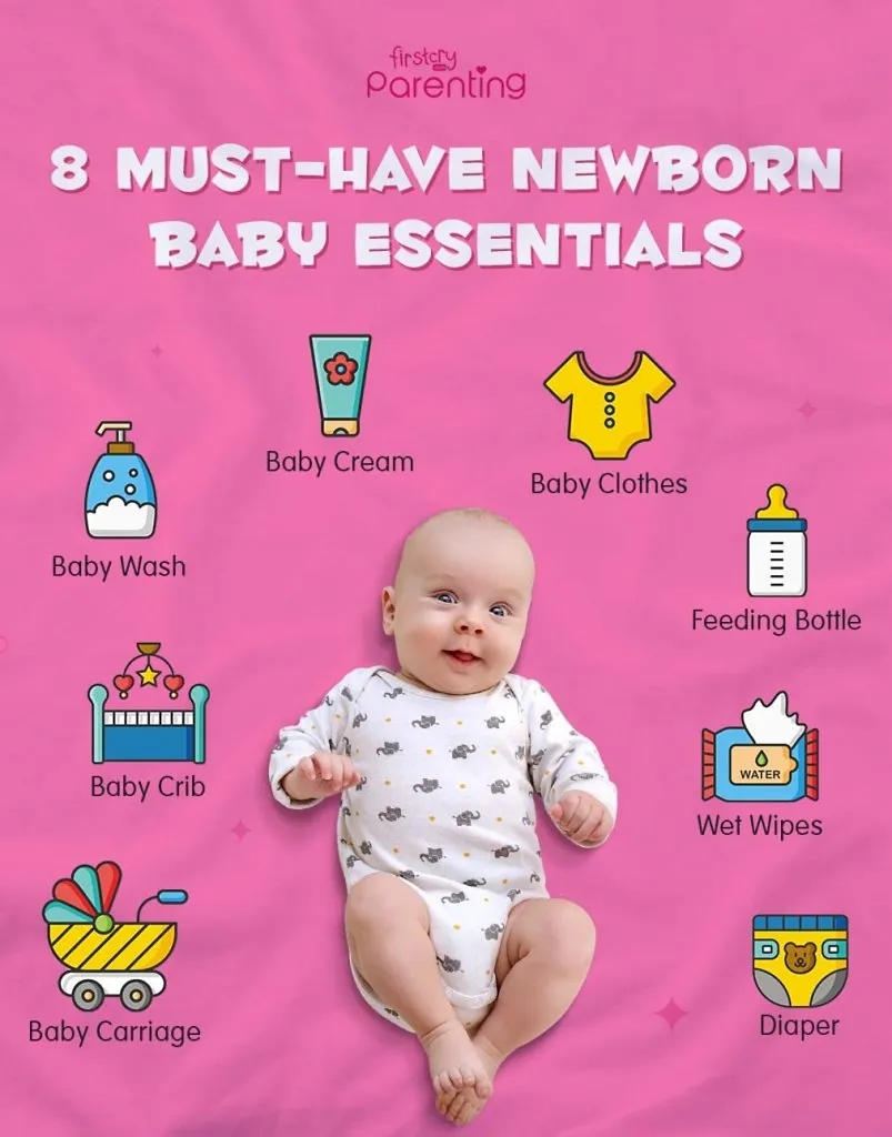 Newborn baby essentials list