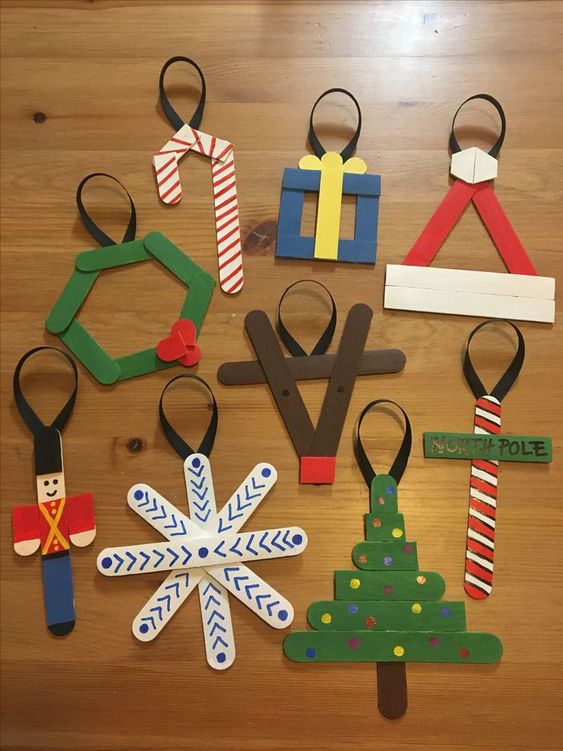 Popsicle Sticks Ornaments