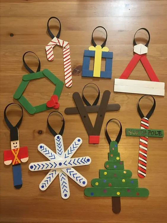 12 Homemade Christmas Tree Ornaments for Kids to Make