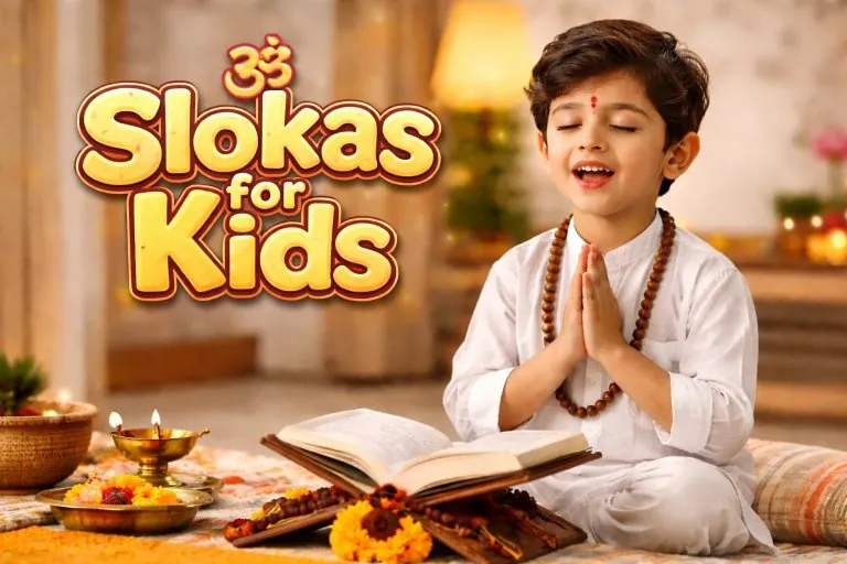 24 Slokas for Kids to Learn and Recite