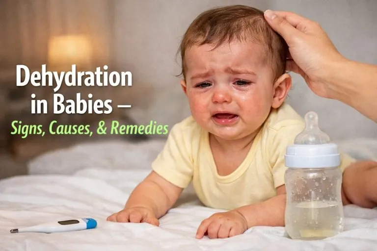 Dehydration in Babies – Signs, Causes, & Remedies