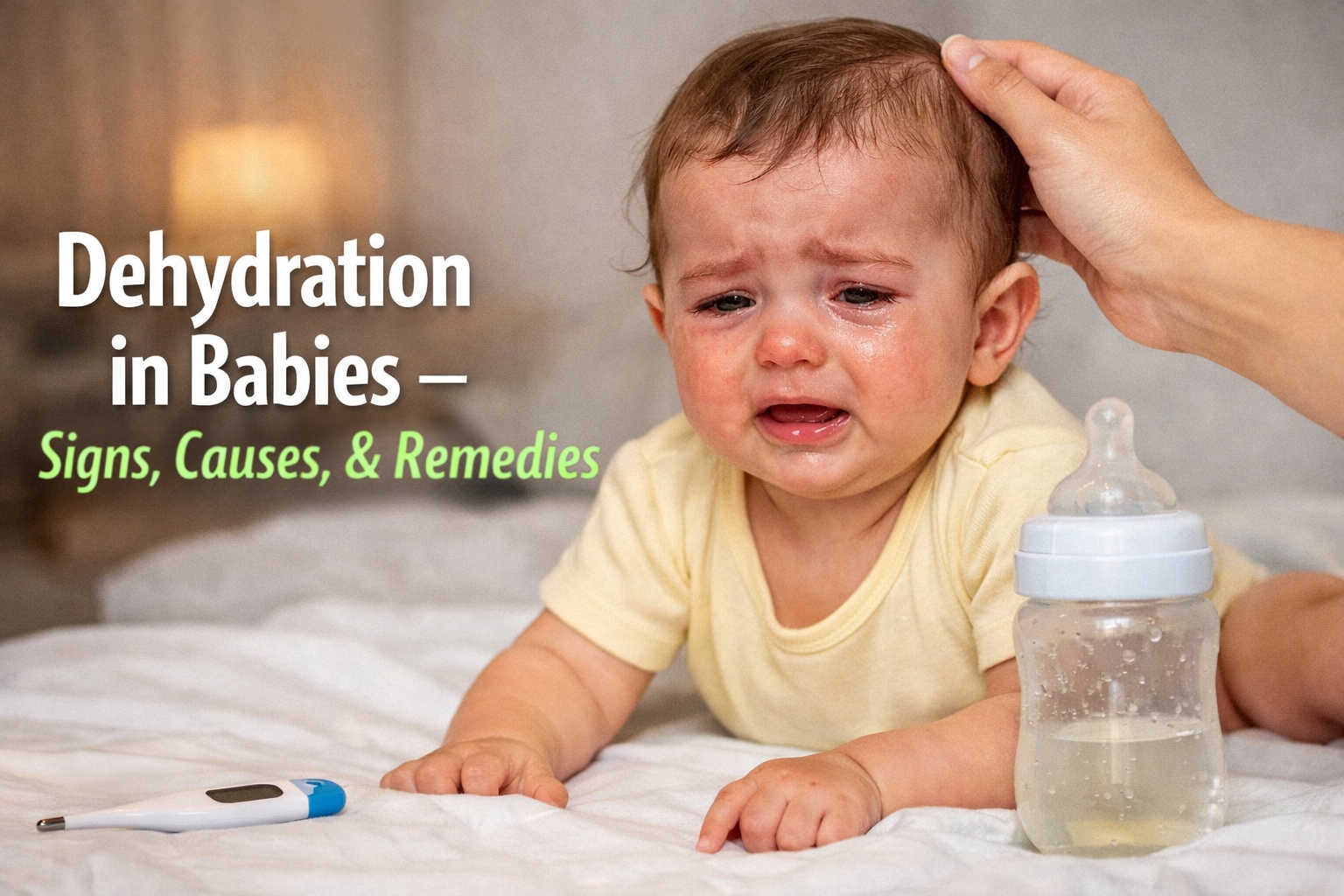 Dehydration in Babies – Signs, Causes, & Remedies