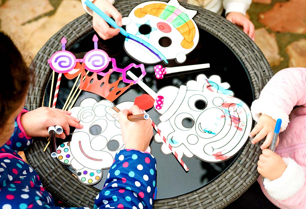 Paper plate masks