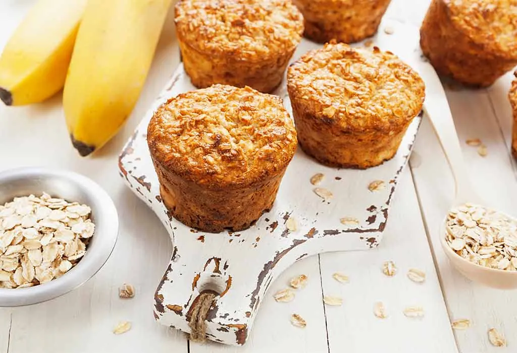 Banana Oatmeal Muffins
