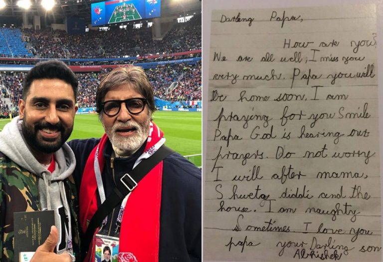 Young Abhishek's Letter to Amitabh Bachchan Is the Cutest Thing You Will Read Today!
