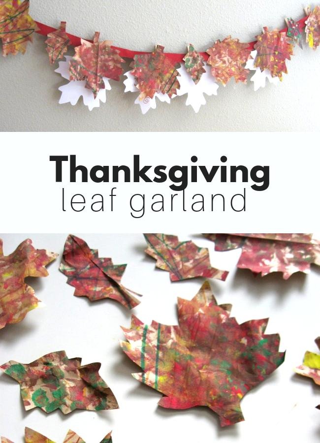 Thanksgiving Leaf Garland for Kids