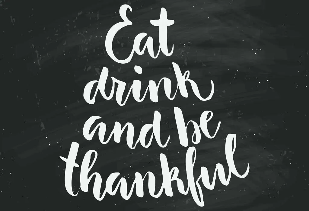 Thanksgiving saying