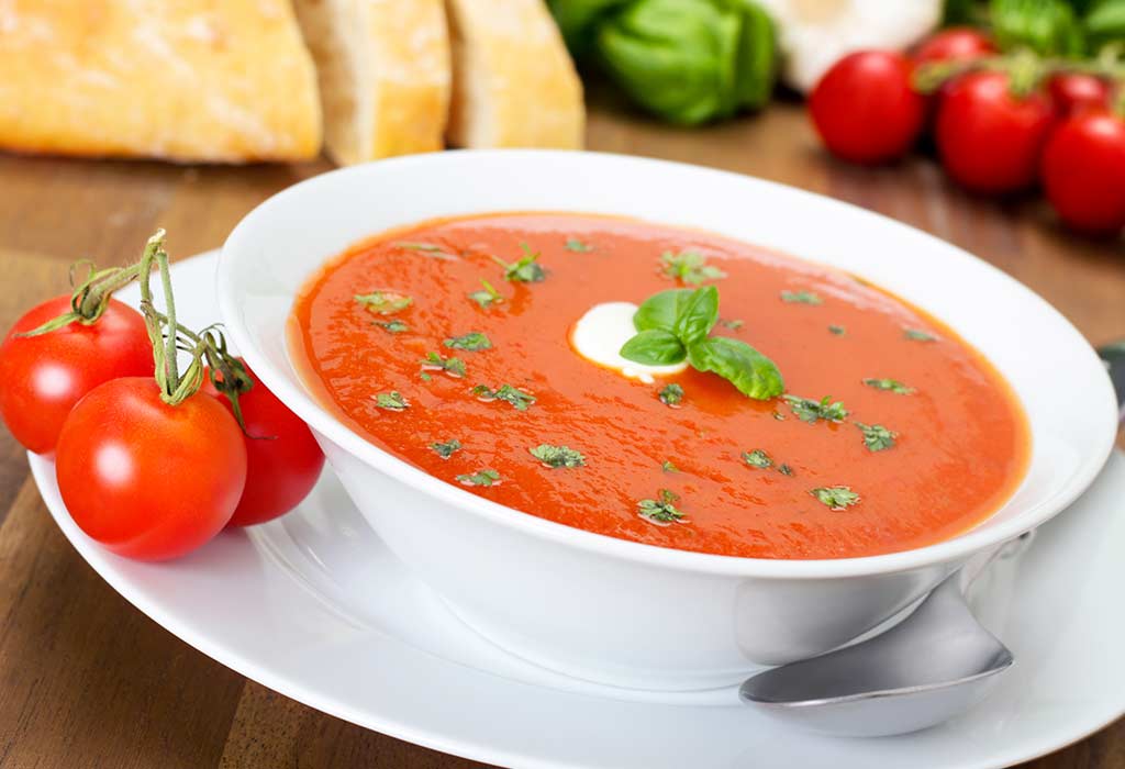 Cream of tomato soup