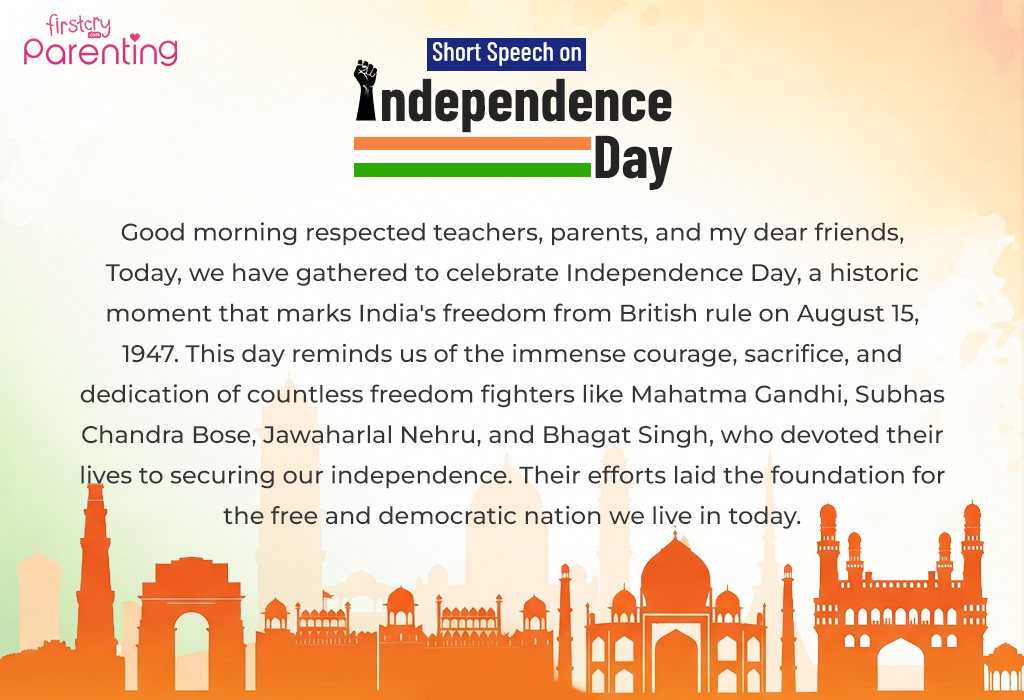 Short Speech on Independence Day