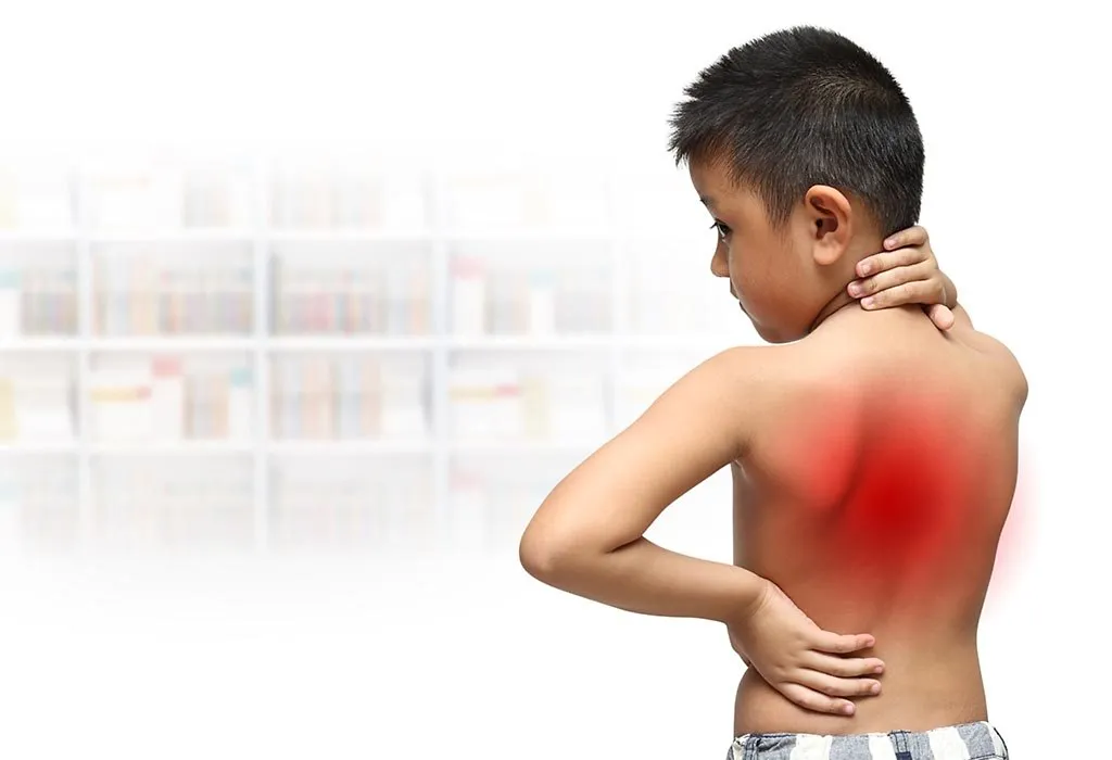 child with a back injury