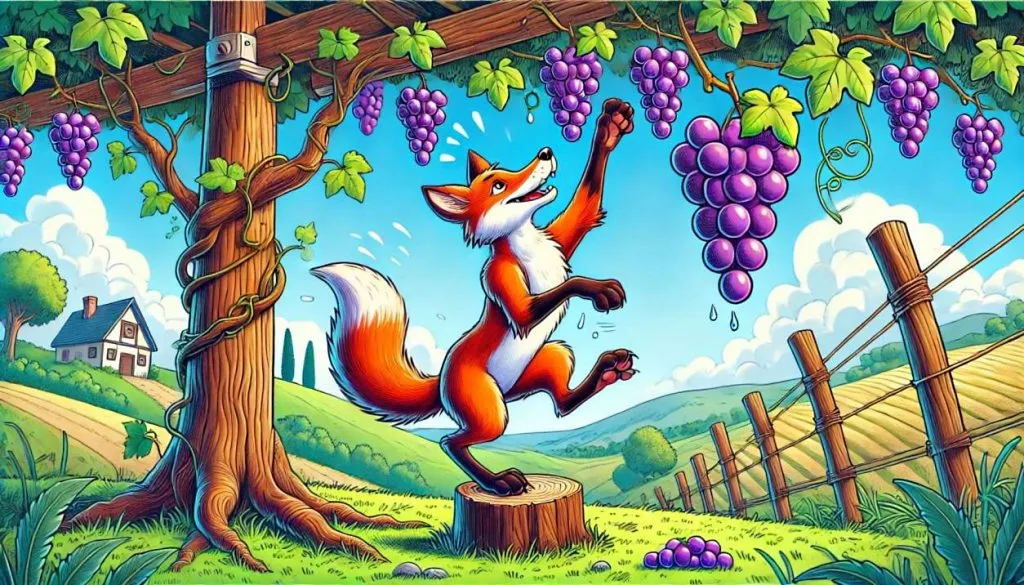The Fox and the Grapes Story