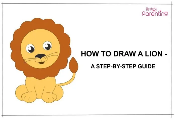 How to Draw a Lion Easy Step-By-Step Tutorial - Made with HAPPY-saigonsouth.com.vn