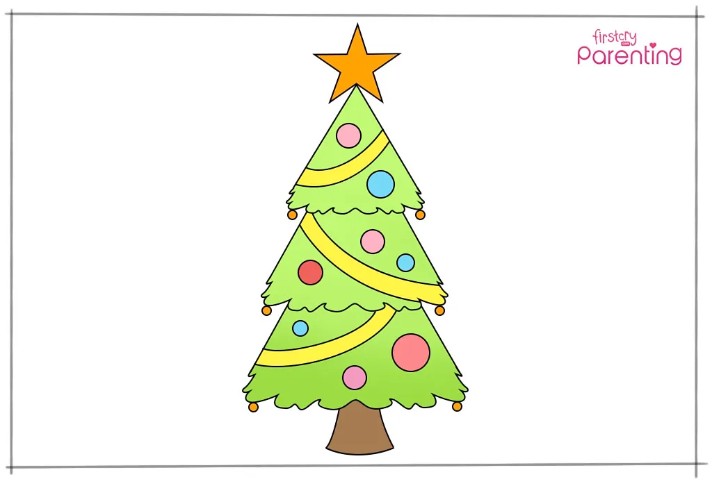 30 DIY Christmas Tree Drawing Ideas Projects To Do With The Kids