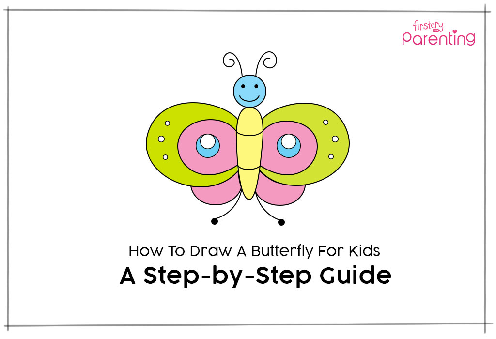 How To Draw A Butterfly A Step By Step Guide With Pictures At first using long and curved lines draw top edges of the wings. how to draw a butterfly a step by