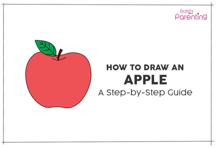 How to Draw An Apple for Kids