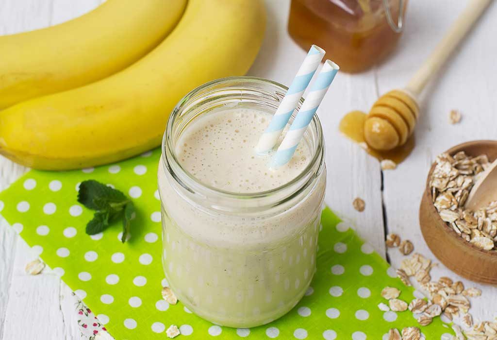 Banana Milkshake Recipe for Babies and Toddlers
