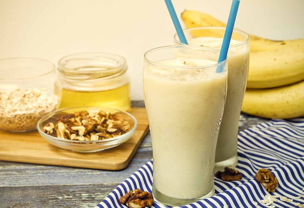 Banana Walnut Milkshake Recipe