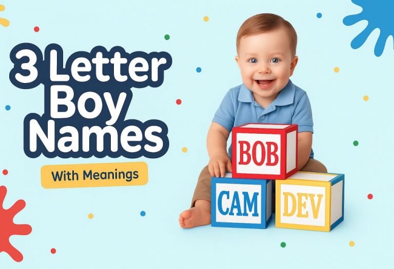 3 Letter Boy Names With Meanings