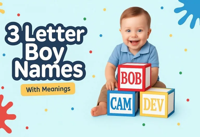 3 Letter Boy Names With Meanings