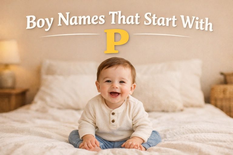 550+ Boy Names That Start With P