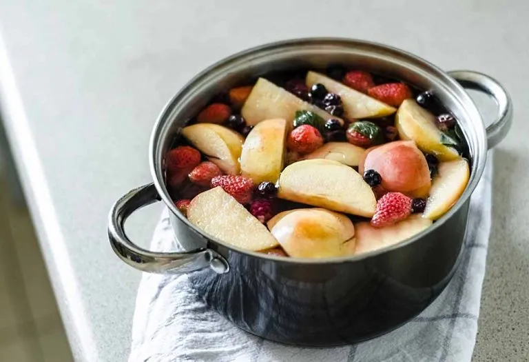 Mix Stewed Fruit Chaat Recipe