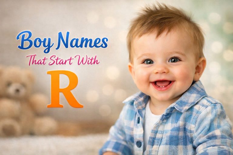 500+ Baby Boy Names That Start With R