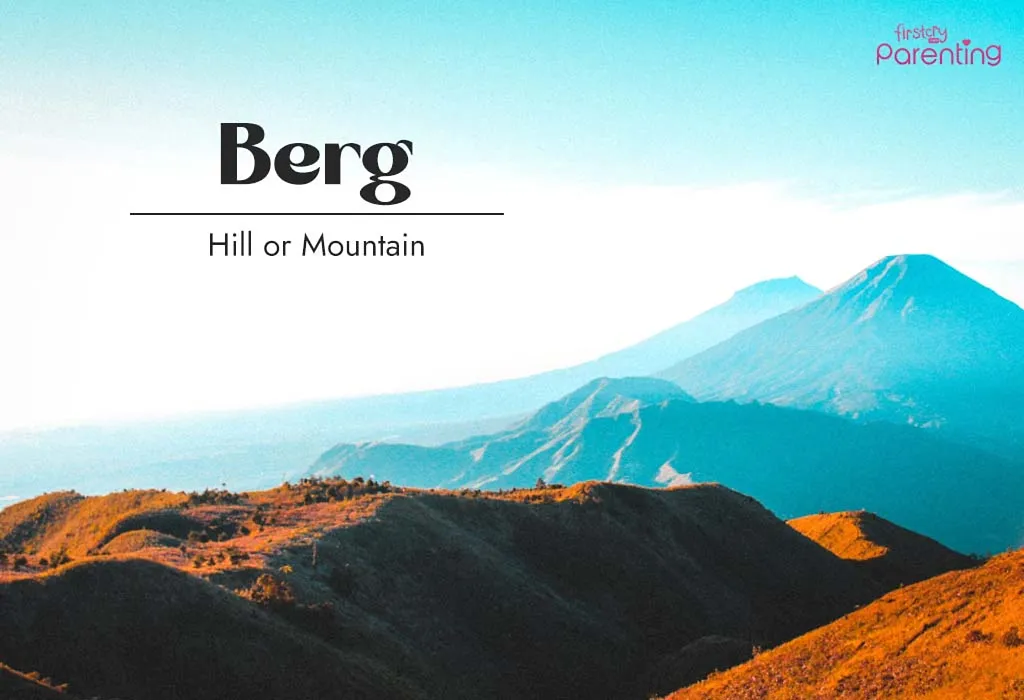 Berg - Mountain Names for Boys & Girls