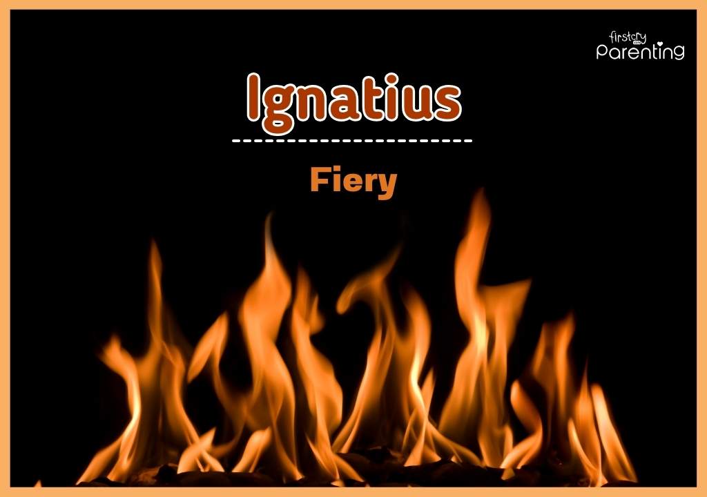 Ignatius - Mexican Boy Names