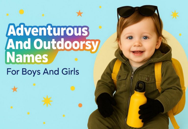 140 Adventurous And Outdoorsy Boy And Girl Names With Meanings