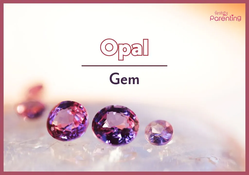 Opal - Boho Girl Names With Meanings