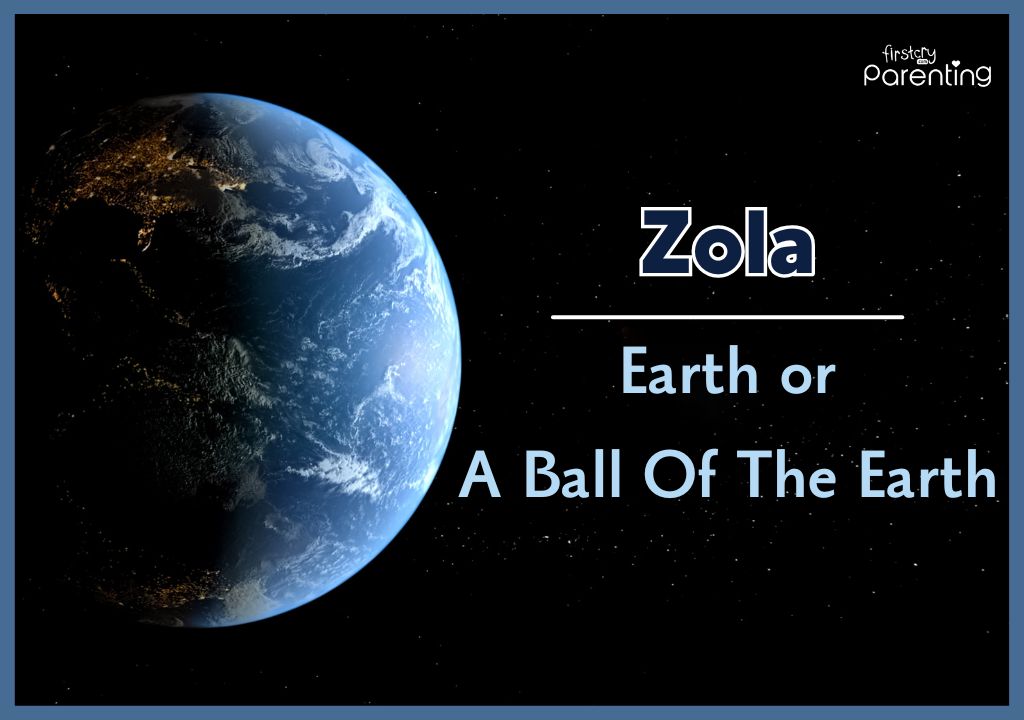 Zola - Boho Girl Names With Meanings