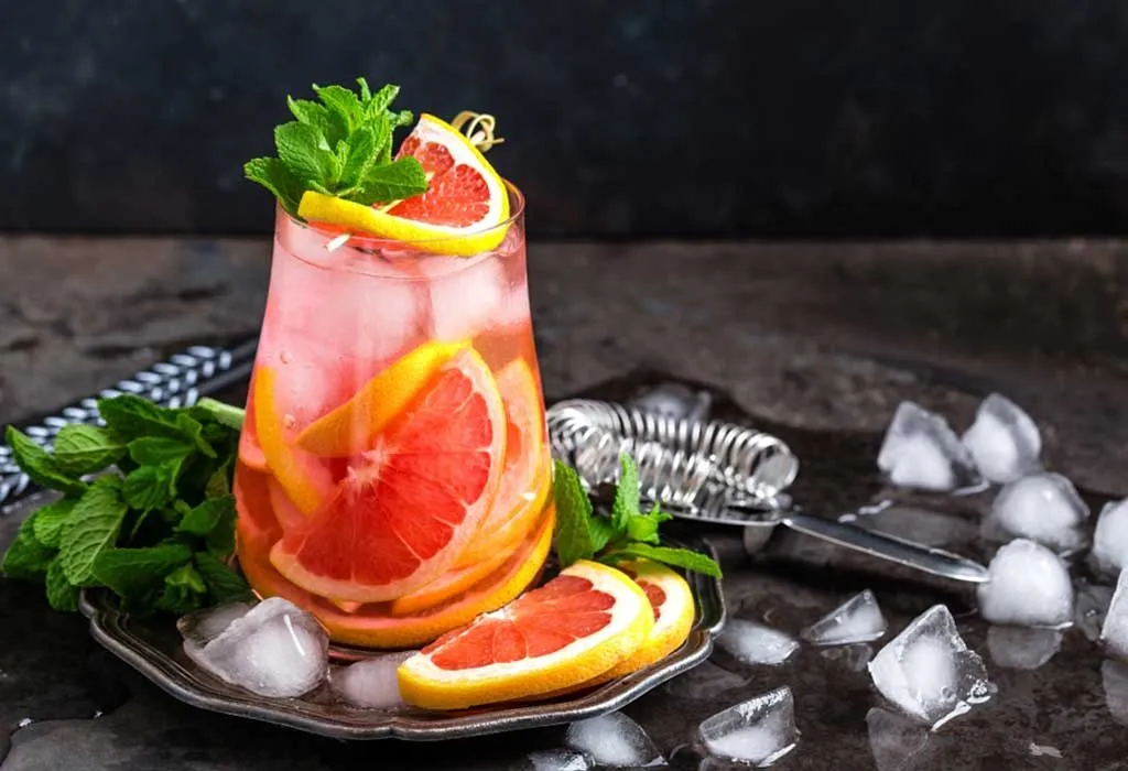 GRAPEFRUIT MINT PUNCH
