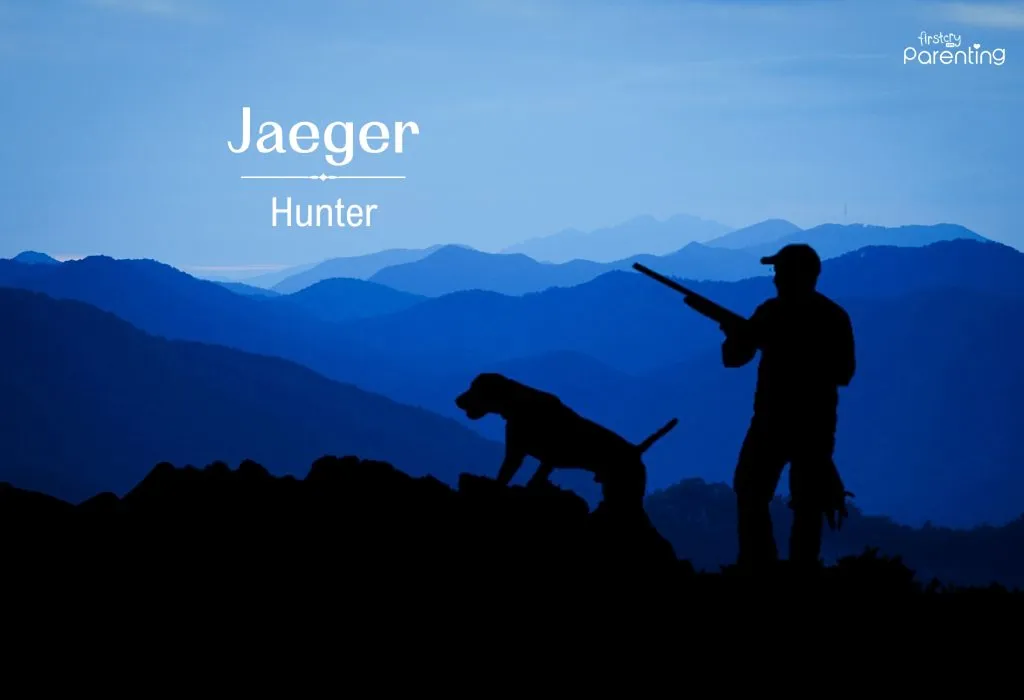 Jaeger - Disney Boy Names