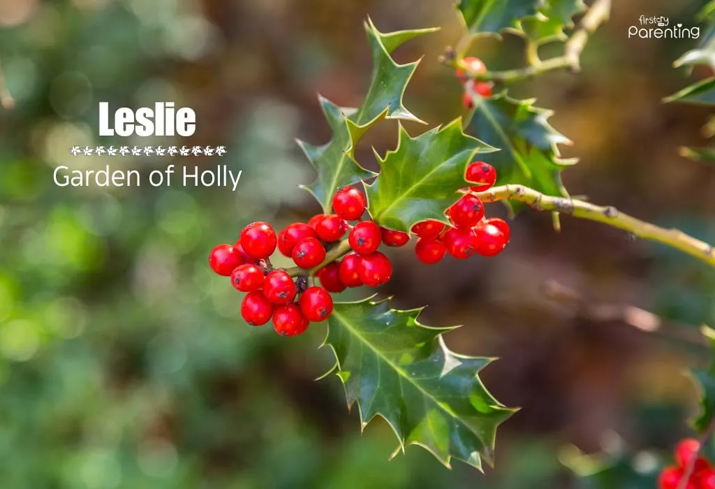 Leslie - Victorian Baby Names for Girls and Boys