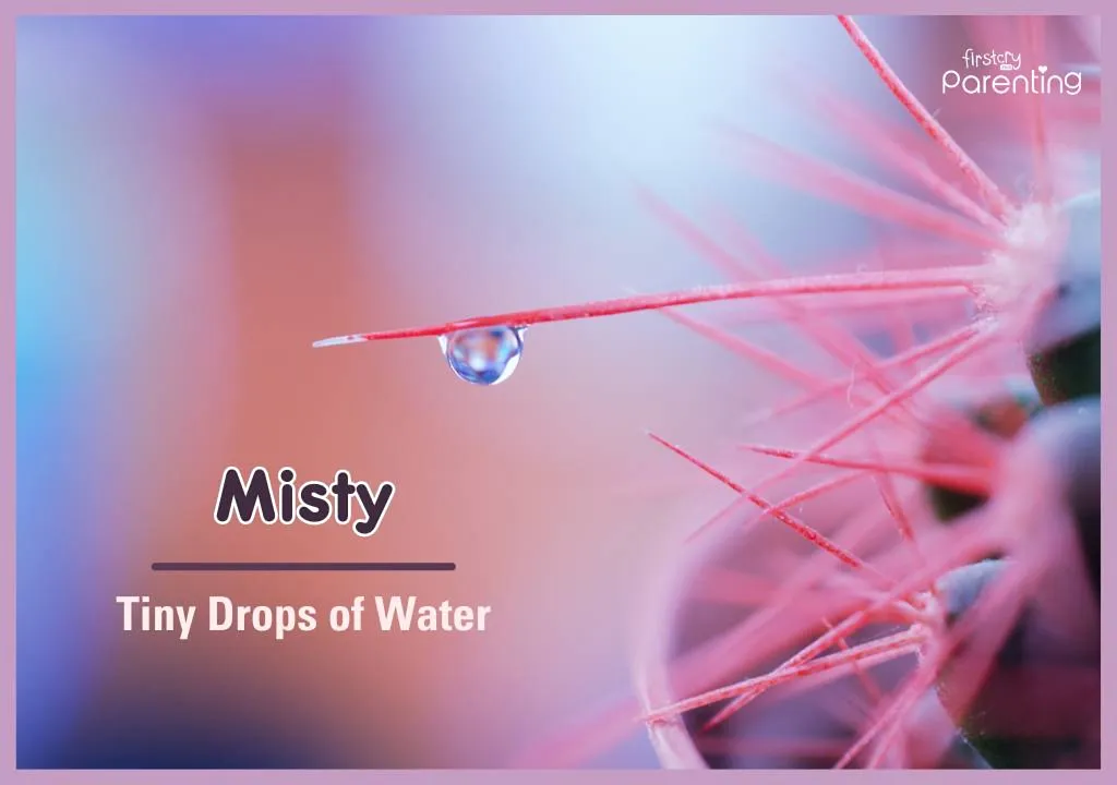 Misty - Names That Mean Water For Boys and Girls